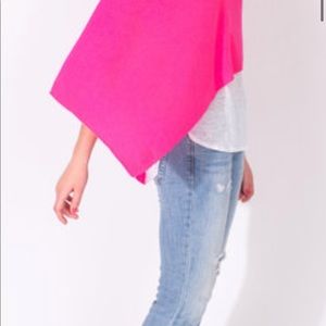 Cashmere poncho